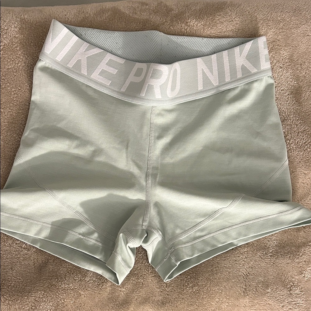 Nike Pro Mint Green Shorts